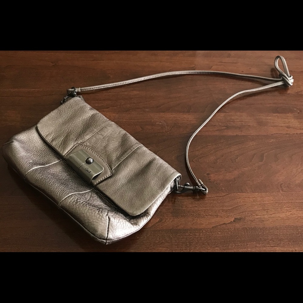 Vintage Metallic Coach Purse